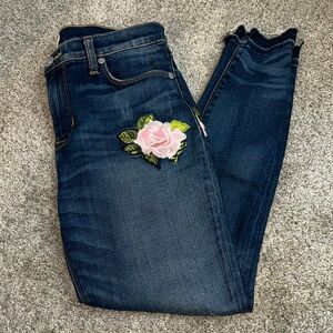 Hudson Embroidered Jeans